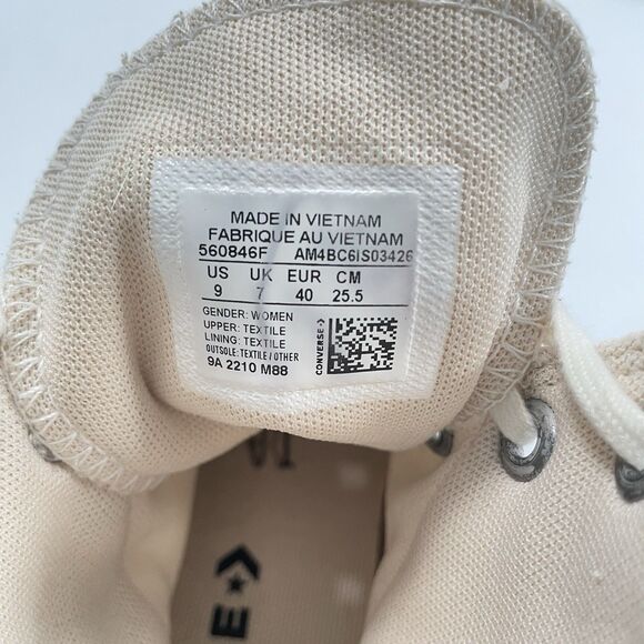 Converse Chuck Taylor All Star Womens Lift Platform High Top White/Black Size 9 - Picture 11 of 11